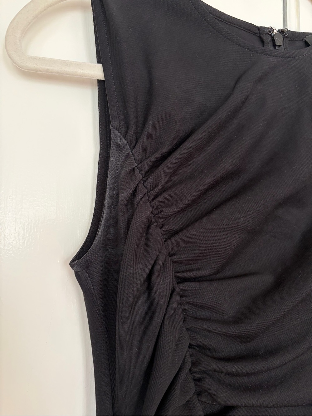 J. Crew Black Sleeveless Midi Sheath Dress - Picture 7 of 7